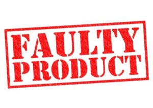 faulty product